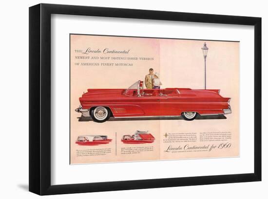 Lincoln Continental for 1960-null-Framed Art Print