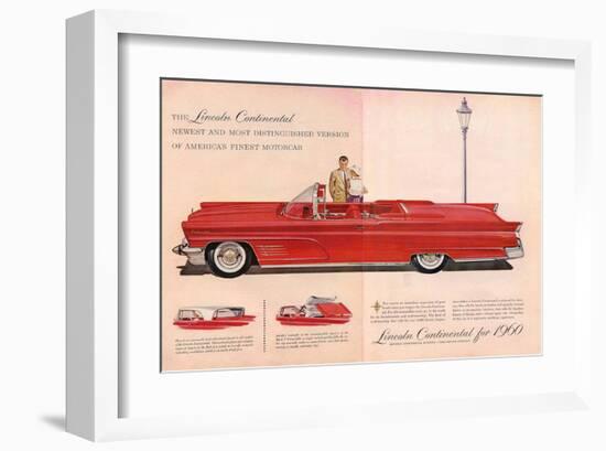 Lincoln Continental for 1960-null-Framed Art Print