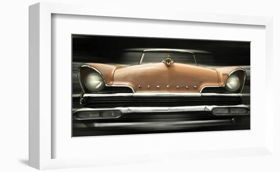 Lincoln Continental-null-Framed Art Print