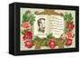 Lincoln in Book with Quotation-null-Framed Stretched Canvas