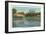 Lincoln Memorial from across the Potomac-null-Framed Art Print