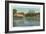 Lincoln Memorial from across the Potomac-null-Framed Art Print