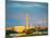 Lincoln Memorial, Washington Monument and Capitol, Washington DC-sborisov-Mounted Photographic Print