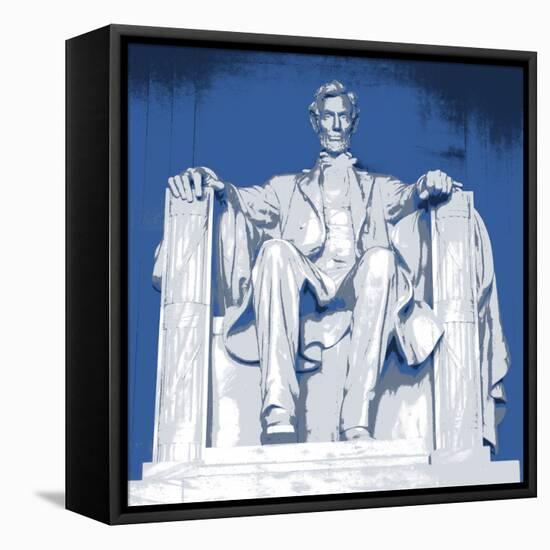 Lincoln Monument-Jim Christensen-Framed Premier Image Canvas