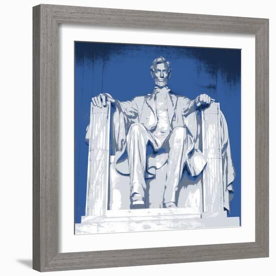 Lincoln Monument-Jim Christensen-Framed Photographic Print