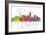 Lincoln Nebraska Skyline MCLR 1-Marlene Watson-Framed Giclee Print