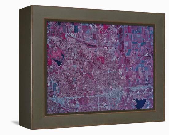 Lincoln, Nebraska-Stocktrek Images-Framed Premier Image Canvas