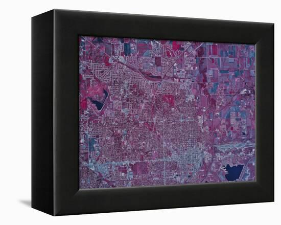 Lincoln, Nebraska-Stocktrek Images-Framed Premier Image Canvas