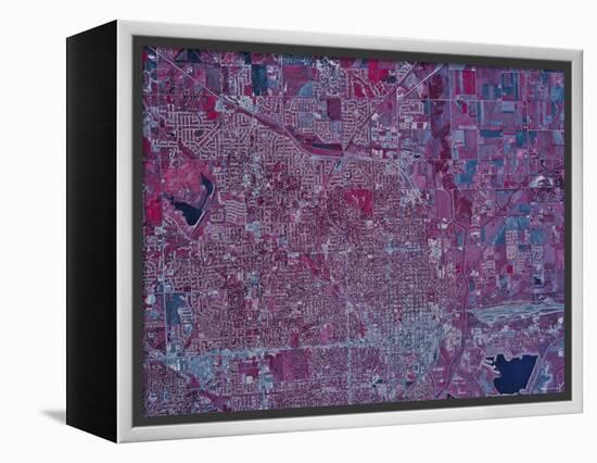 Lincoln, Nebraska-Stocktrek Images-Framed Premier Image Canvas