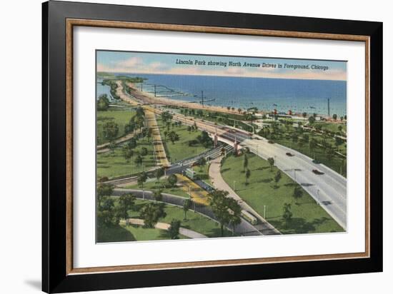 Lincoln Park, Chicago, Illiniois-null-Framed Art Print