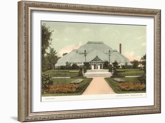 Lincoln Park Greenhouse, Chicago, Illinois-null-Framed Art Print