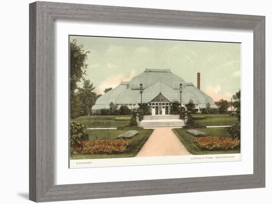 Lincoln Park Greenhouse, Chicago, Illinois-null-Framed Art Print