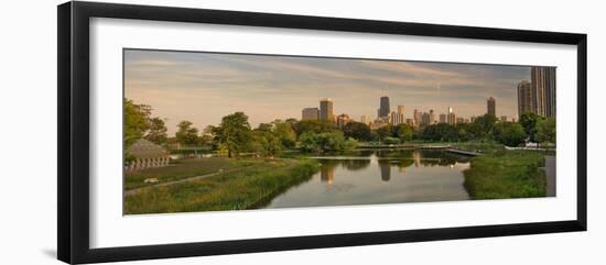 Lincoln Park Lagoon Chicago-Steve Gadomski-Framed Photographic Print