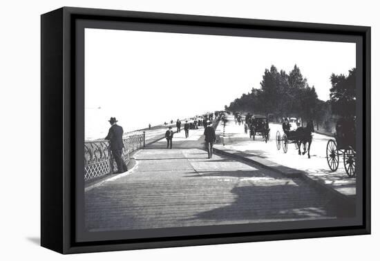 Lincoln Park, Lake Shore Drive-William Henry Jackson-Framed Stretched Canvas
