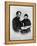 Lincoln Reading to His Son-Science Source-Framed Premier Image Canvas