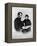 Lincoln Reading to His Son-Science Source-Framed Premier Image Canvas