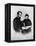 Lincoln Reading to His Son-Science Source-Framed Premier Image Canvas