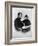 Lincoln Reading to His Son-Science Source-Framed Giclee Print