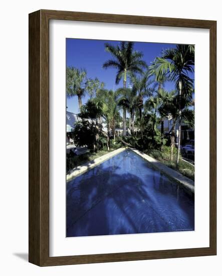 Lincoln Road, South Beach, Miami, Florida, USA-Robin Hill-Framed Photographic Print