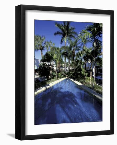 Lincoln Road, South Beach, Miami, Florida, USA-Robin Hill-Framed Photographic Print