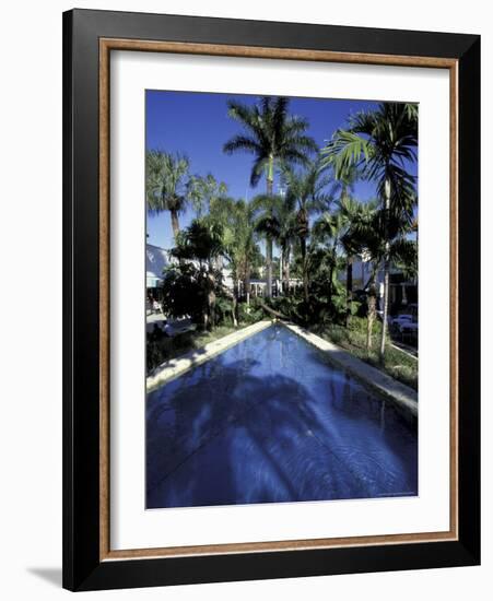 Lincoln Road, South Beach, Miami, Florida, USA-Robin Hill-Framed Photographic Print