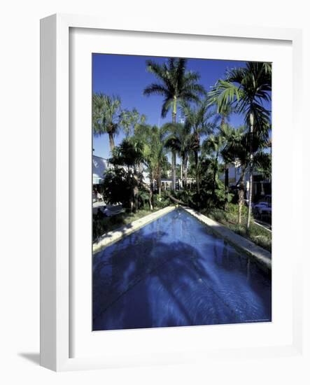 Lincoln Road, South Beach, Miami, Florida, USA-Robin Hill-Framed Photographic Print