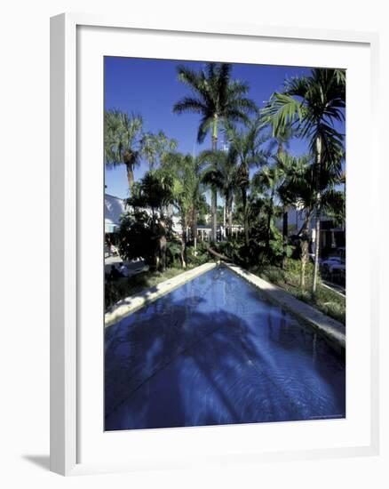 Lincoln Road, South Beach, Miami, Florida, USA-Robin Hill-Framed Photographic Print