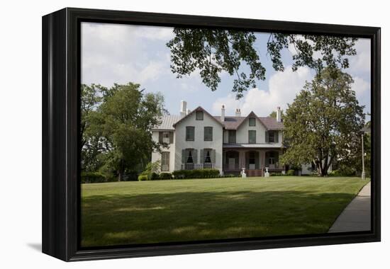 Lincoln's cottage at Soldiers' Home, Washington, D.C.-null-Framed Premier Image Canvas