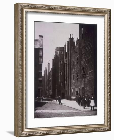 Lincoln's Inn, Old Square, Holborn, London, 1867-Henry Dixon-Framed Photographic Print