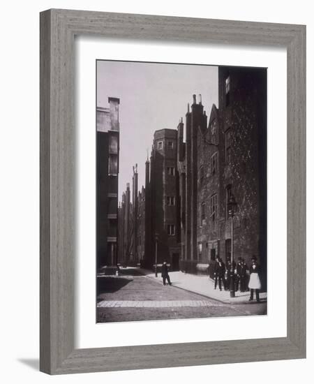 Lincoln's Inn, Old Square, Holborn, London, 1867-Henry Dixon-Framed Photographic Print