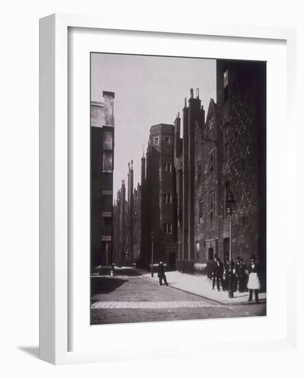 Lincoln's Inn, Old Square, Holborn, London, 1867-Henry Dixon-Framed Photographic Print