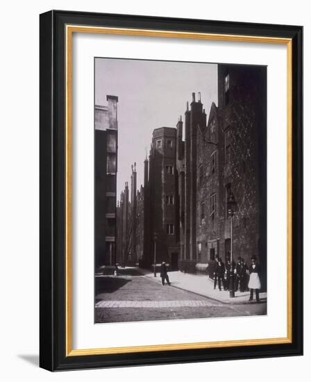 Lincoln's Inn, Old Square, Holborn, London, 1867-Henry Dixon-Framed Photographic Print