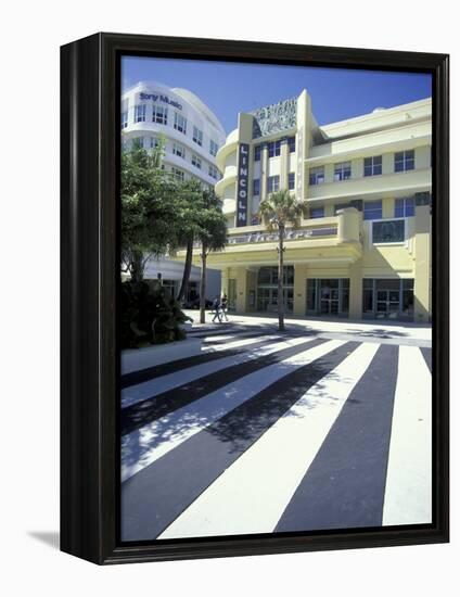 Lincoln Theater on Lincoln Road, South Beach, Miami, Florida, USA-Robin Hill-Framed Premier Image Canvas