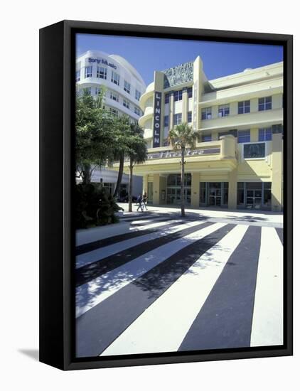 Lincoln Theater on Lincoln Road, South Beach, Miami, Florida, USA-Robin Hill-Framed Premier Image Canvas