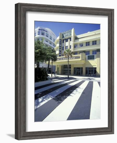 Lincoln Theater on Lincoln Road, South Beach, Miami, Florida, USA-Robin Hill-Framed Photographic Print