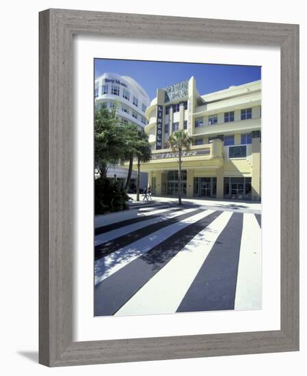 Lincoln Theater on Lincoln Road, South Beach, Miami, Florida, USA-Robin Hill-Framed Photographic Print