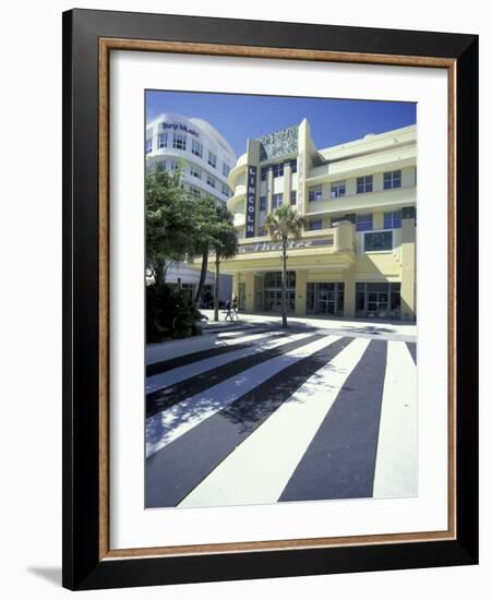 Lincoln Theater on Lincoln Road, South Beach, Miami, Florida, USA-Robin Hill-Framed Photographic Print