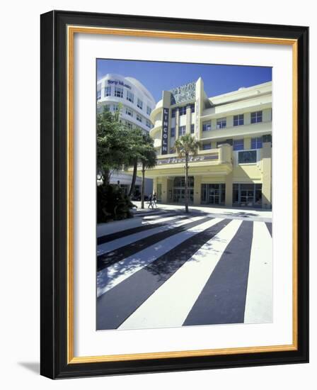 Lincoln Theater on Lincoln Road, South Beach, Miami, Florida, USA-Robin Hill-Framed Photographic Print