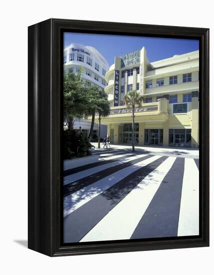 Lincoln Theater on Lincoln Road, South Beach, Miami, Florida, USA-Robin Hill-Framed Premier Image Canvas