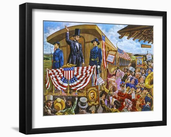 Lincoln to Washington-Lee Dubin-Framed Giclee Print