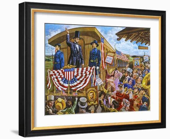 Lincoln to Washington-Lee Dubin-Framed Giclee Print