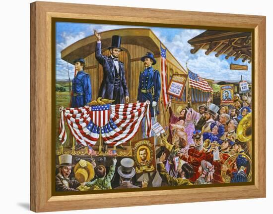 Lincoln to Washington-Lee Dubin-Framed Premier Image Canvas