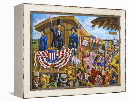 Lincoln to Washington-Lee Dubin-Framed Premier Image Canvas