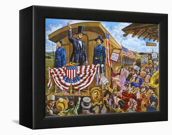 Lincoln to Washington-Lee Dubin-Framed Premier Image Canvas