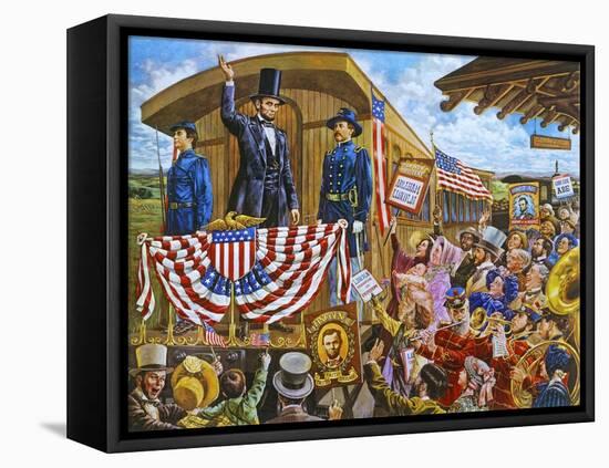 Lincoln to Washington-Lee Dubin-Framed Premier Image Canvas