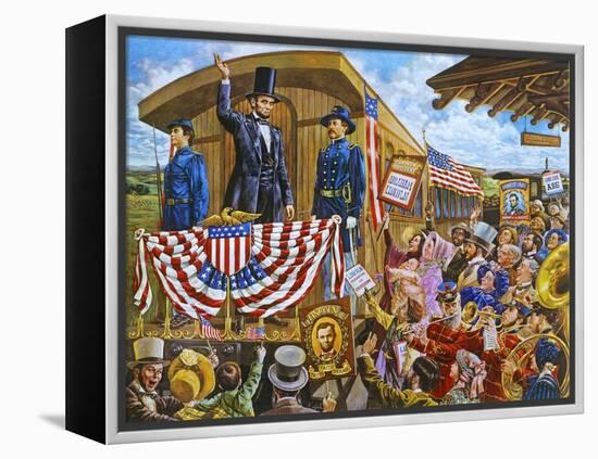 Lincoln to Washington-Lee Dubin-Framed Premier Image Canvas