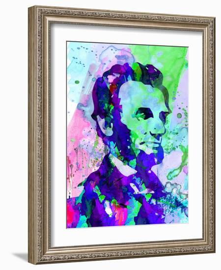 Lincoln Watercolor-Anna Malkin-Framed Art Print