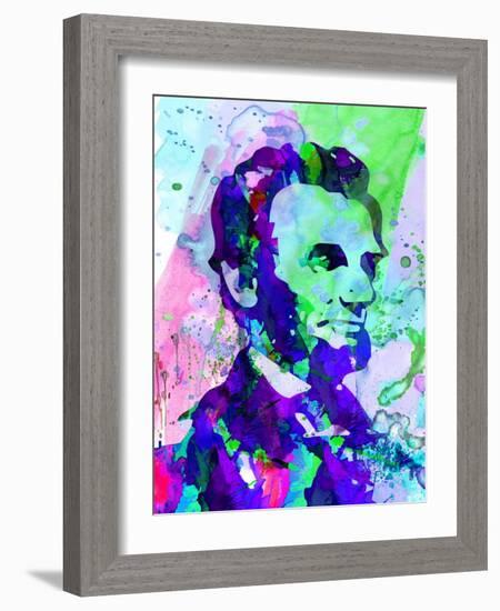 Lincoln Watercolor-Anna Malkin-Framed Art Print