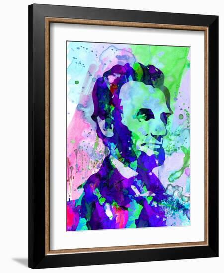 Lincoln Watercolor-Anna Malkin-Framed Art Print