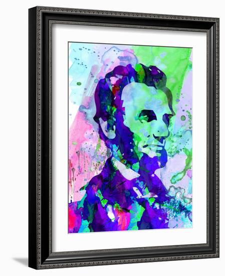 Lincoln Watercolor-Anna Malkin-Framed Art Print